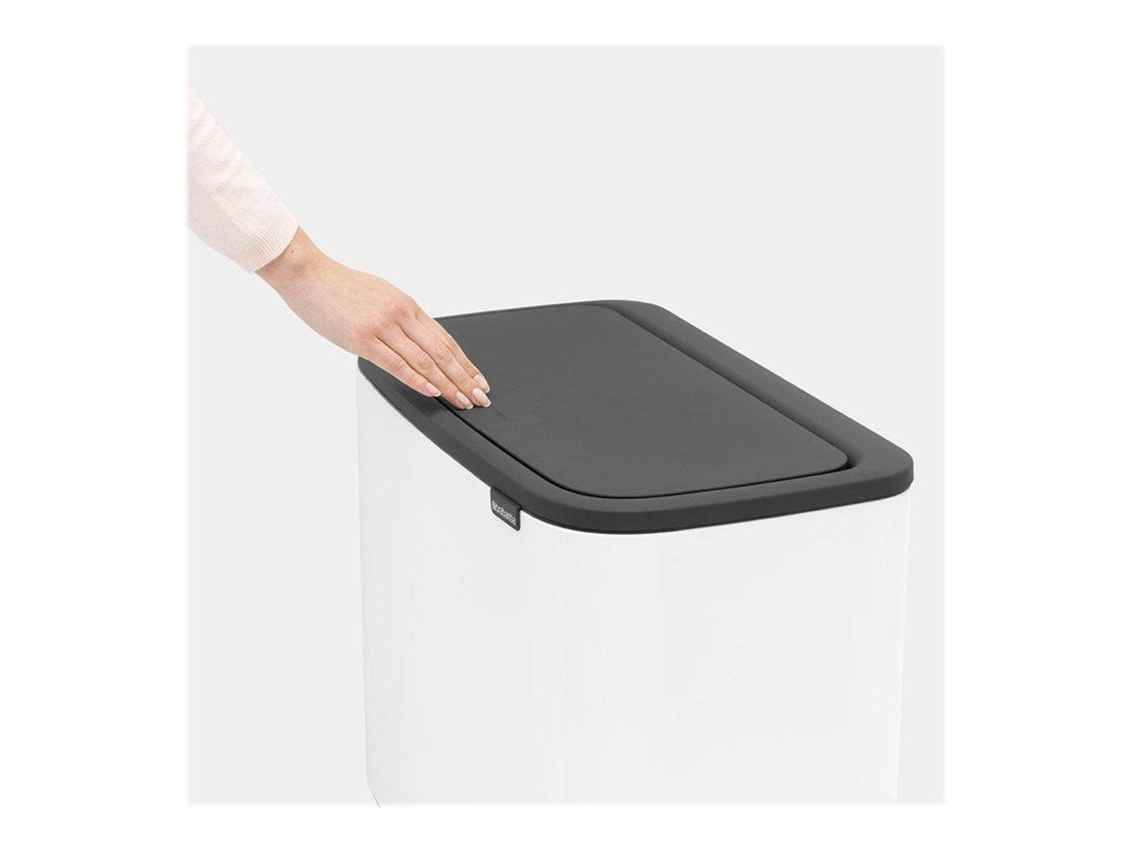 brabantia Bo Touch Bin - rubbish bin - 33 L - white brabantia Bo Touch Bin - rubbish bin - 33 L - white